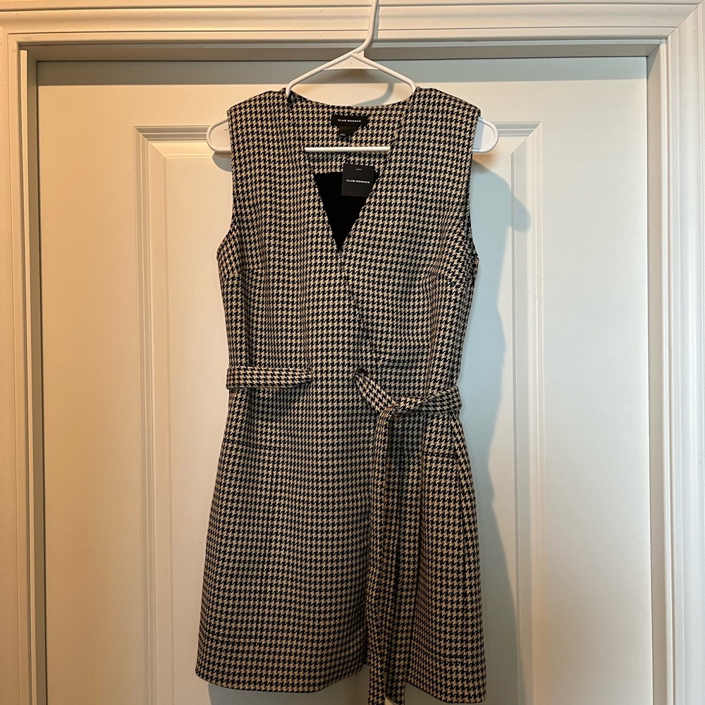NEW Club Monaco Herringbone Dress